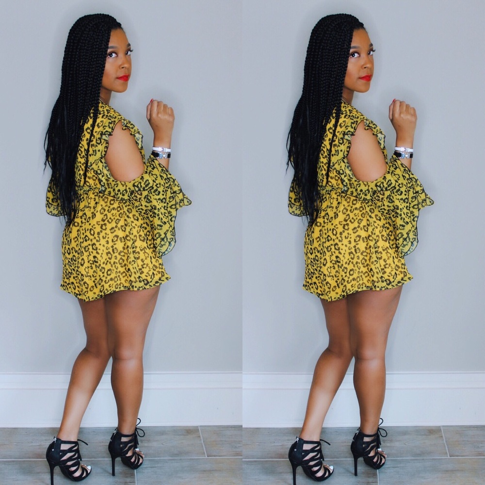 Leopard Romper - Picture 2 of 2